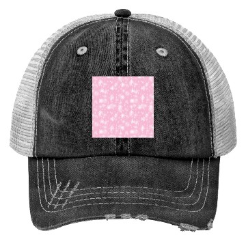 Discover Pink Snowflakes Pattern Trucker Hats
