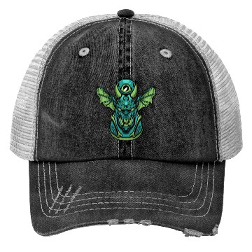 Discover Devil Board Game Trucker Hats