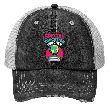 Discover Special Education Teacher Sped Awareness Cute Trucker Hats