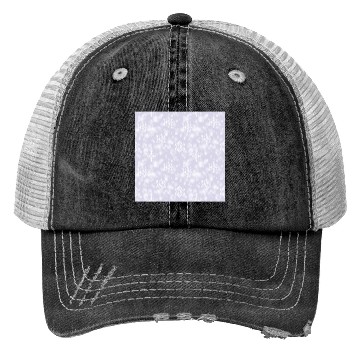 Discover Lavender Snowflakes Pattern Trucker Hats