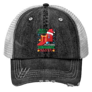 Discover Mail Carrier Christmas Trucker Hats
