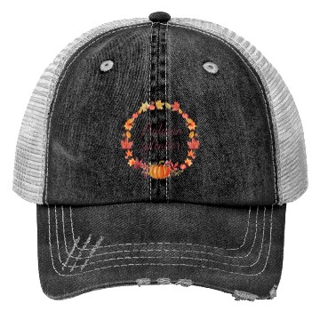 Discover Happy Pumpkin Day Trucker Hats