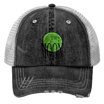 Discover Cradle - Emerald Green Moon Trucker Hats