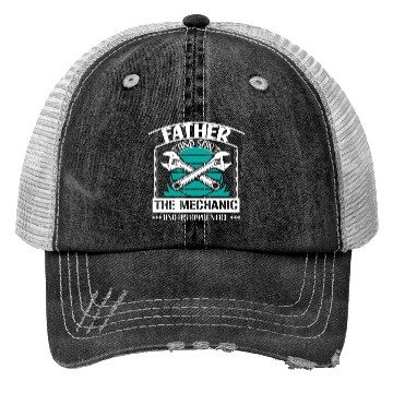 Discover Father & Son Newborn Dad Gift Trucker Hats