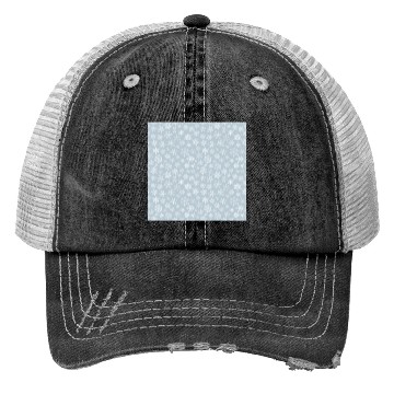 Discover Modern Grey Snowflakes Pattern Trucker Hats