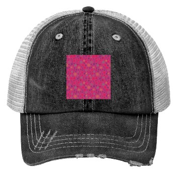 Discover Snowflakes Pattern Colorful Trucker Hats