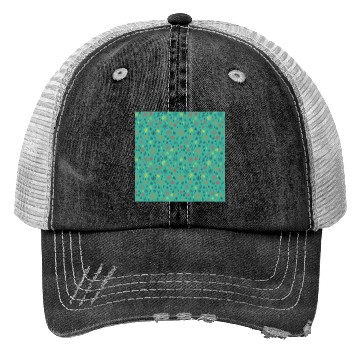 Discover Snowflakes Pattern Colorful Trucker Hats
