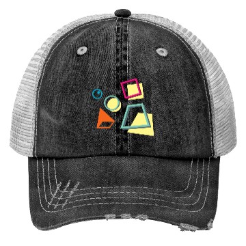 Discover Abstract Shapes Trucker Hats
