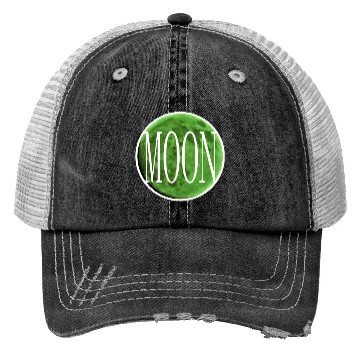 Discover Inset - Emerald Green Moon Trucker Hats