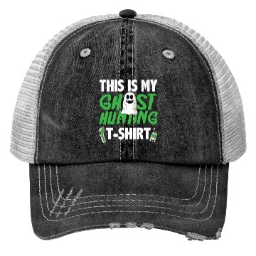 Discover Ghost Hunting Trucker Hats