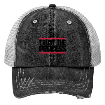 Discover trust the process quote Trucker Hats