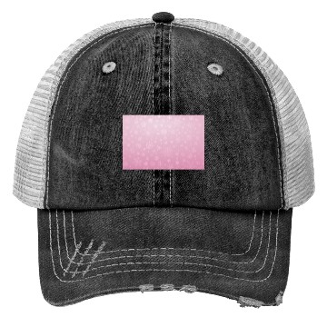 Discover Abstract Pink Snowflakes Pattern Trucker Hats