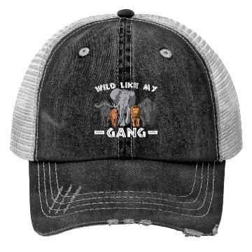 Discover Bold As A Lion Gang Animal Wild Animals Lifestyle Trucker Hats