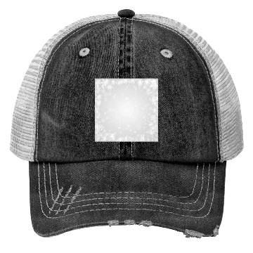 Discover Grey White Snowflakes Pattern Trucker Hats