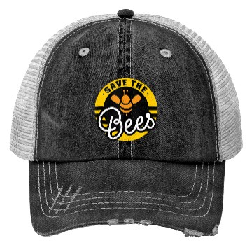 Discover Save The Bees Earth Lover Planet Beekeeper Beekeep Trucker Hats
