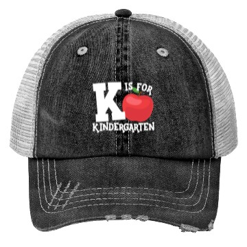 Discover K Is For Kindergarten Teacher Back To School Trucker Hats