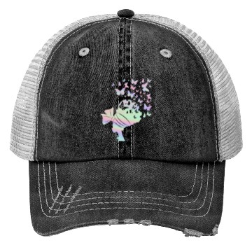 Discover Queen Women Butterfly Lover Pastel Trucker Hats