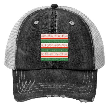 Discover Christmas Snowflake Pattern Trucker Hats