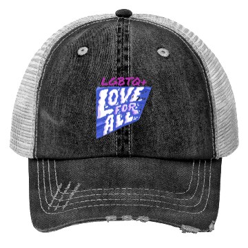 Discover LGBT Love for all Trucker Hats