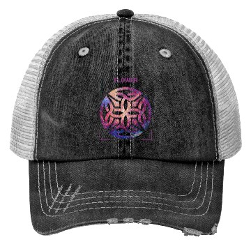 Discover Abstract elegant flower Trucker Hats