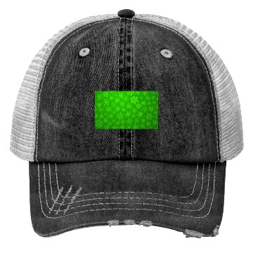 Discover Green Snowflakes Christmas Pattern Trucker Hats