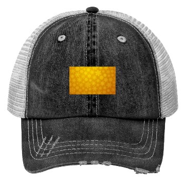 Discover Yellow Snowflakes Christmas Pattern Trucker Hats