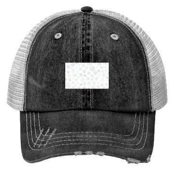 Discover Christmas Snowflakes Pattern Grey White Trucker Hats