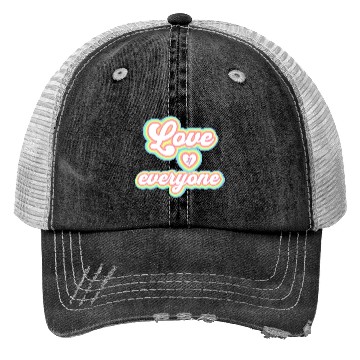 Discover Rainbow unisex love for everyone Trucker Hats