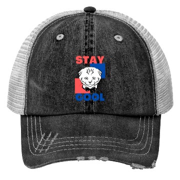 Discover Stay Cool Cat, Cool Cat, Cat Trucker Hats