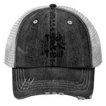 Discover Trick Or Treat Halloween Trucker Hats