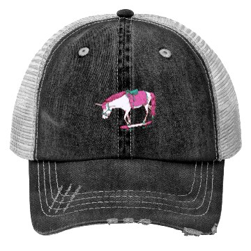 Discover Unicorn on a Skateboard Trucker Hats