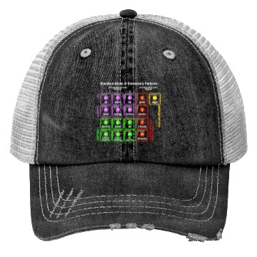 Discover Nerdy Sheldon Standard Model Particle Physics Scie Trucker Hats