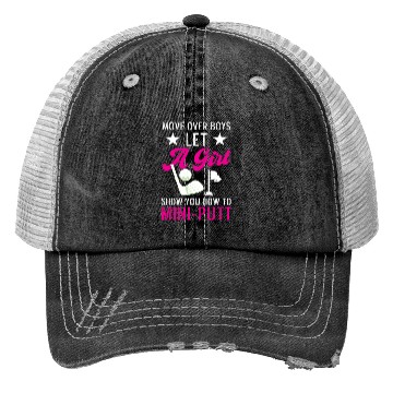 Discover Funny Goofy Mini Golf Quotes Putt Putt Legend Trucker Hats
