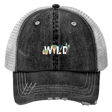 Discover Wild Animals Cat Eagle Monkey Deer Trucker Hats