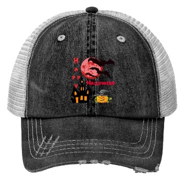 Discover Halloween Trucker Hats