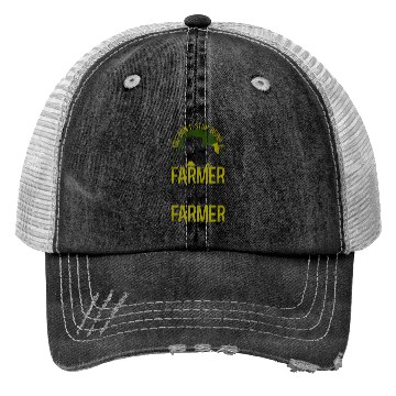 Discover Farming Farmer Retired Grandpa Trucker Hats