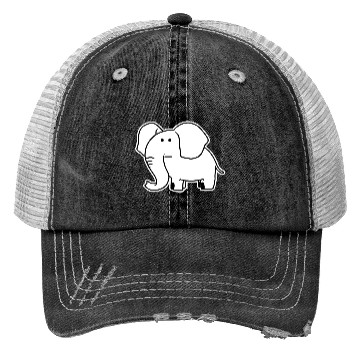 Discover Weird Elephant Funny Hippie Pet Animal Gift Trucker Hats