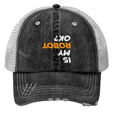 Discover Robotics Engineering Funny Robot Engineer Students Trucker Hats