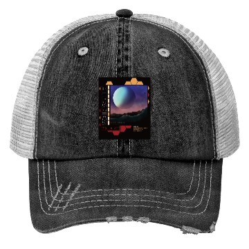 Discover Space astronaut science planets astronomy design Trucker Hats