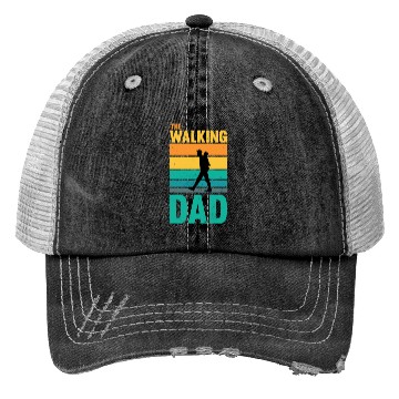 Discover The Walking Dad Retro Trucker Hats