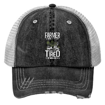 Discover Farming Farmer Tractor Vintage Trucker Hats