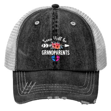 Discover We Will Soon Become Grandparents, Be Grandparents Trucker Hats