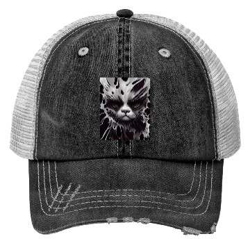 Discover Angry Cat Trucker Hats