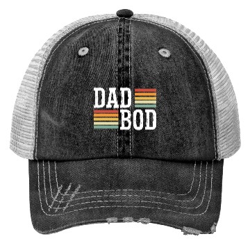 Discover Dad Bod - Funny Chubby Father Prank Surprise Trucker Hats