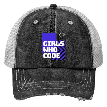 Discover GIRLS WHO CODE Trucker Hats