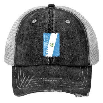 Discover Guatemala vintage flag Trucker Hats