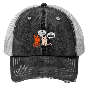 Discover comic cats ew people Trucker Hats