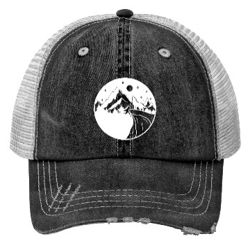 Discover Wolf on the Mountain Trucker Hats