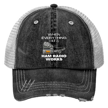 Discover Funny Ham Radio Operator Amateur Trucker Hats