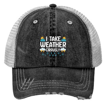 Discover Weather Cirrusly Meteorologist Meteorology Storm Trucker Hats